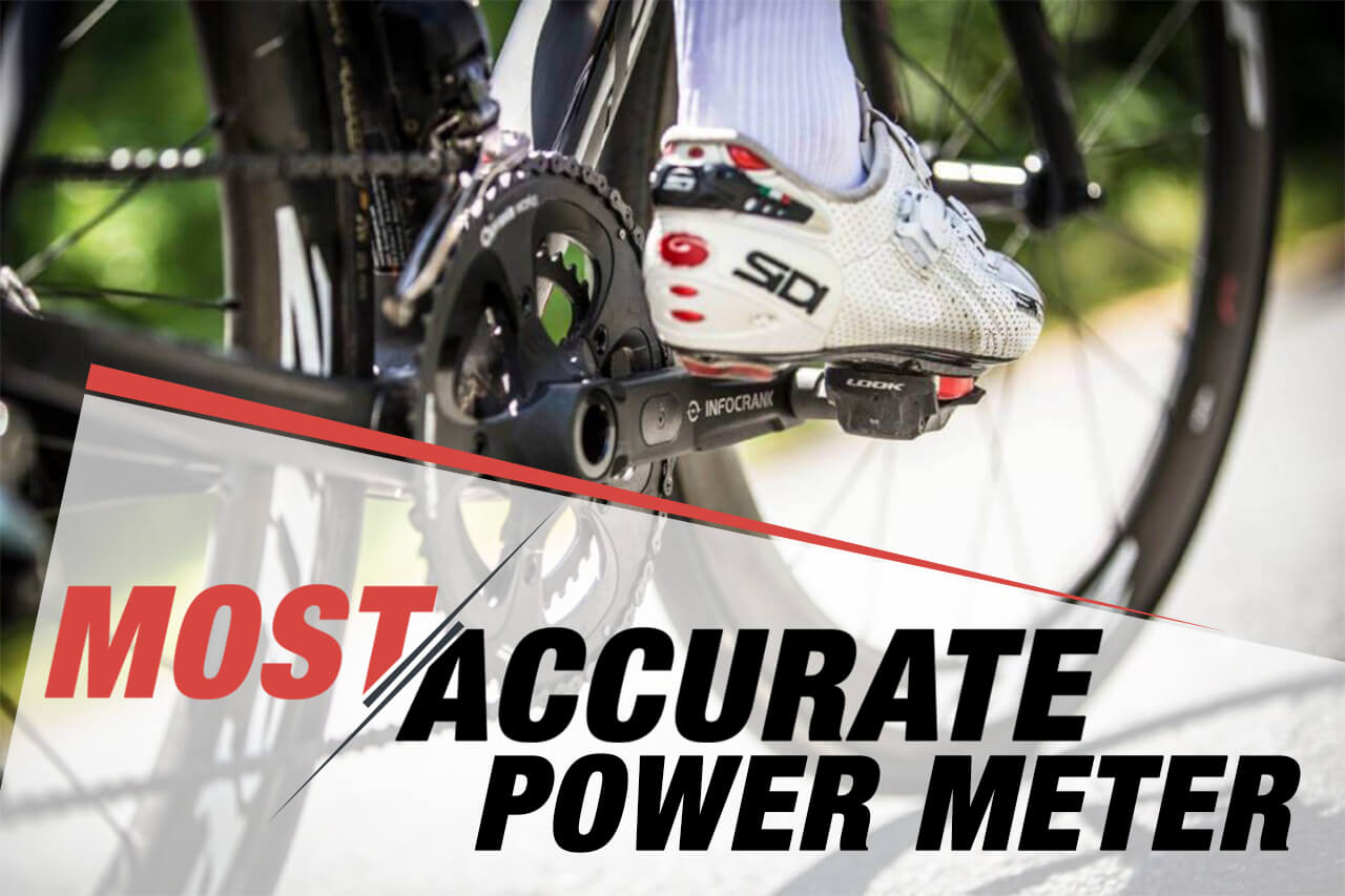 Most Accurate Power Meter banner image showing a Verve InfoCrank