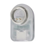 An opaque and silver LOOK Power Charger for KEO BLADE & X-TRACK.
