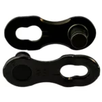 A pair of black KMC Missing Links for DLC 12-Speed.
