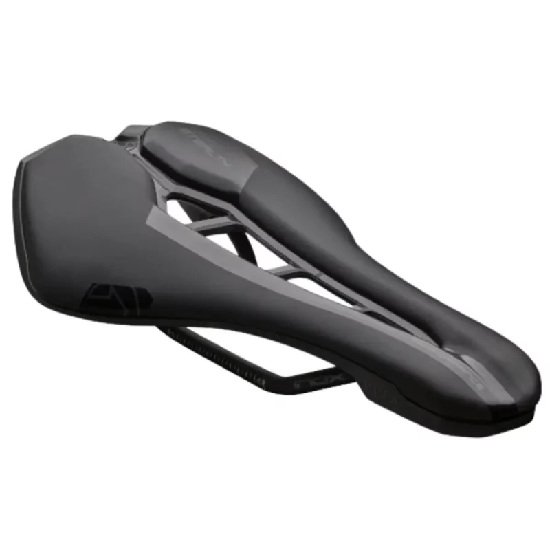A black PRO Stealth Performance Saddle.