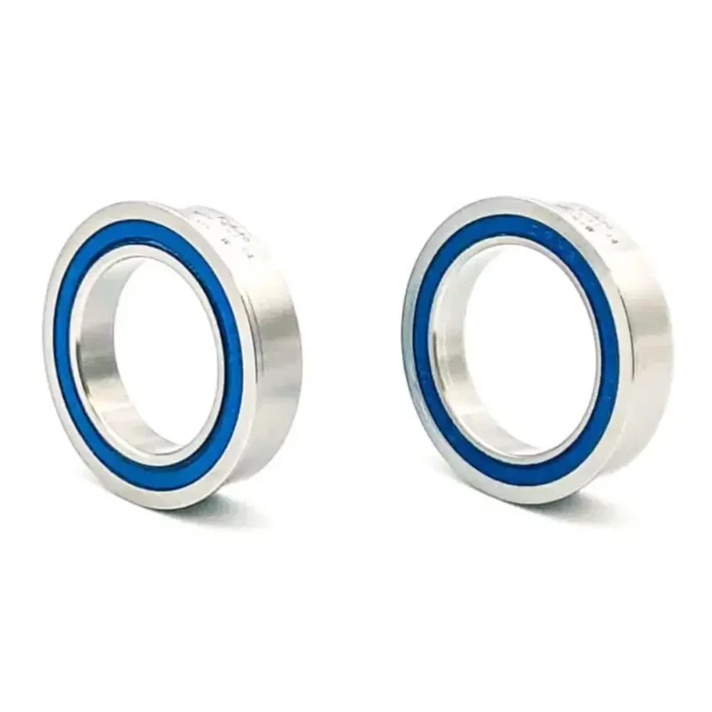 A Praxis M30 Thru BB86 BB90 BB92 Bottom Bracket with blue seals.