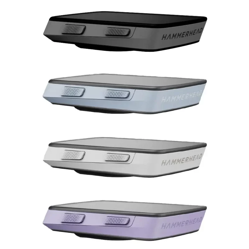 The four colors of a An ascent purple Hammerhead Karoo Color Shell.