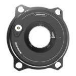 The front of a black ROTOR INspider Road Power Meter.