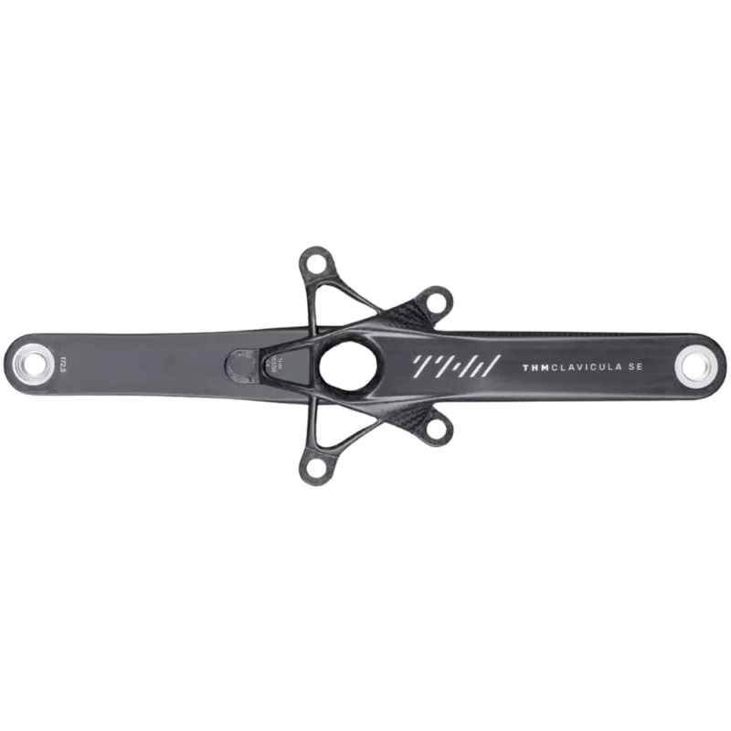 A matte 110 BCD 5-bolt THM Clavicula SE Road Crankset.