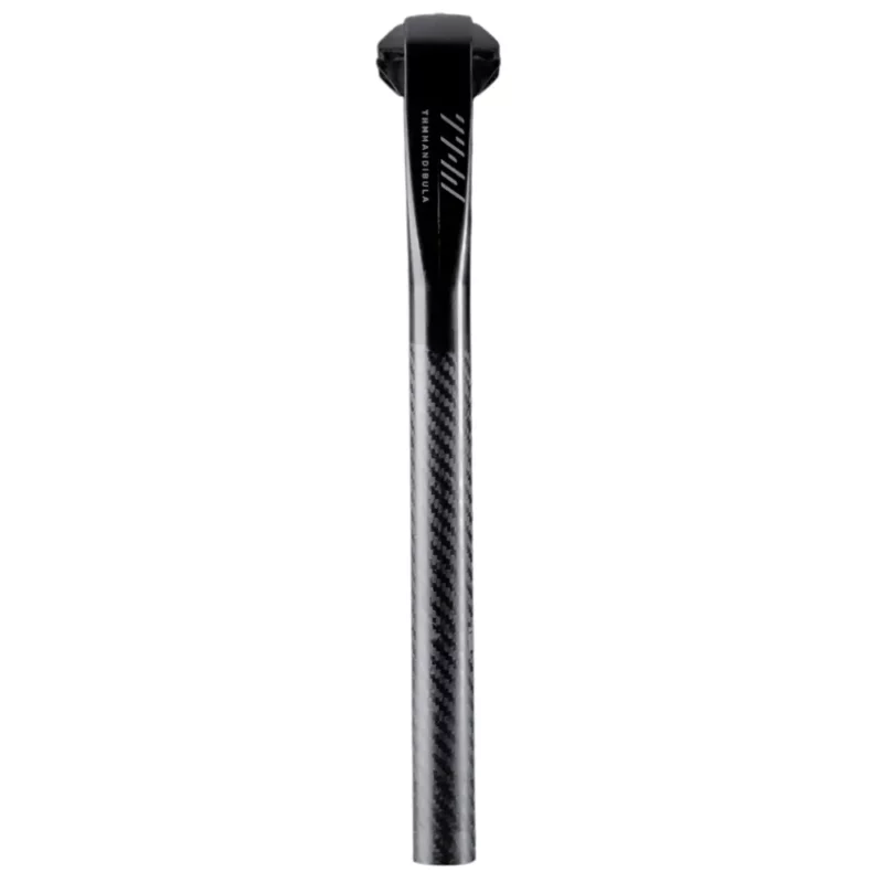 The front of a THM Mandibula Round Seatpost.