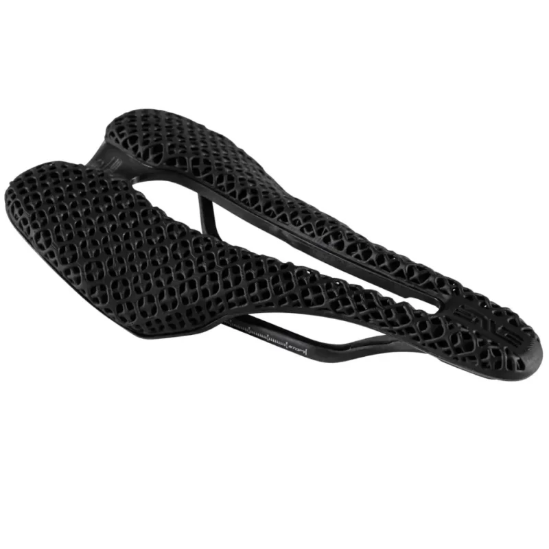 A black ENVE x Selle Italia SLR Boost 3D Superflow Saddle.