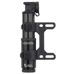 A black Wolf Tooth EnCase Pump for Clik Valve.