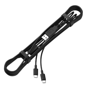 A black USB-C Favero Assioma PRO USB Cable.