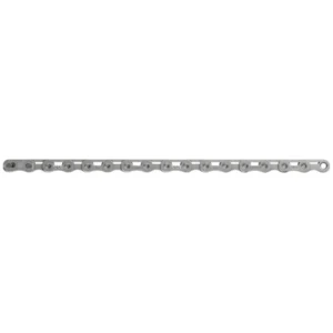 A silver SRAM Force E1 Flattop Bicycle Chain.