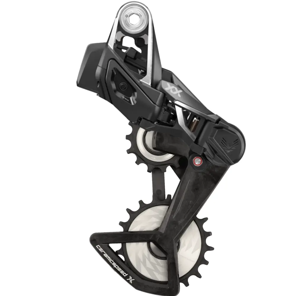 SRAM XX SL Rear Derailleur with Silver CeramicSpeed X OSPW.
