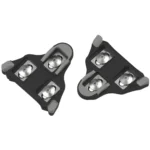 A set of black and grey Favero Assioma PRO RS Road Cleats.