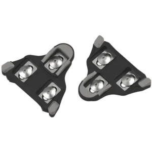 A set of black and grey Favero Assioma PRO RS Road Cleats.