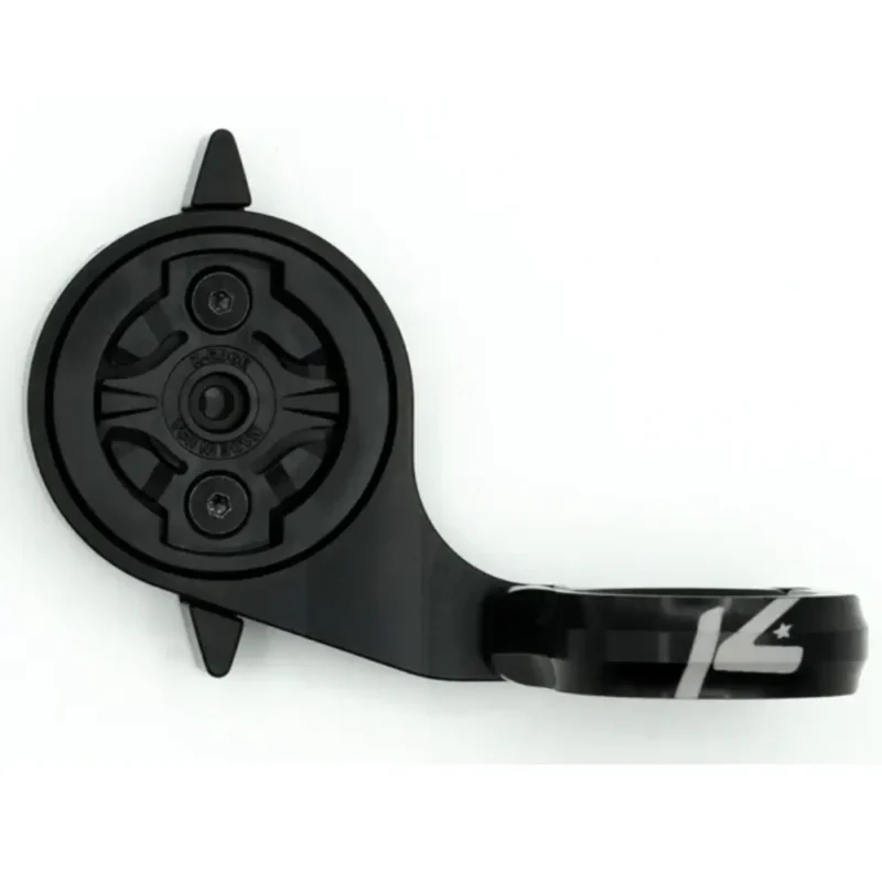 A top view of a black K-EDGE TT Mount for Garmin.