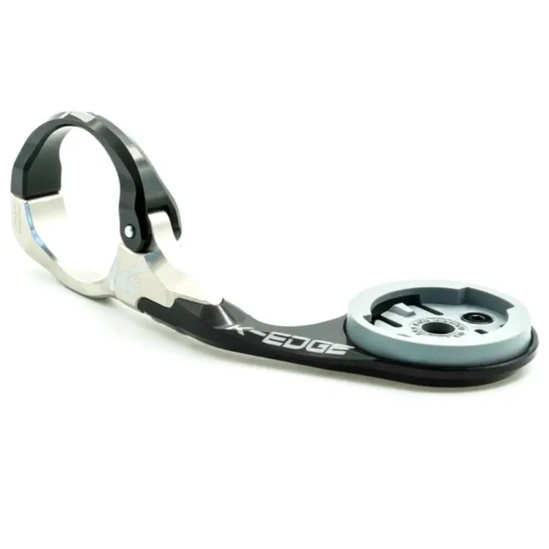 A black and silver K-EDGE Wahoo BOLT Race Mount.