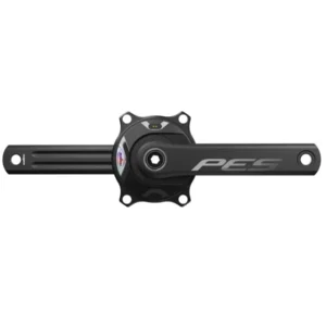 A black Magene PES P515 Road Power Meter Crankset.