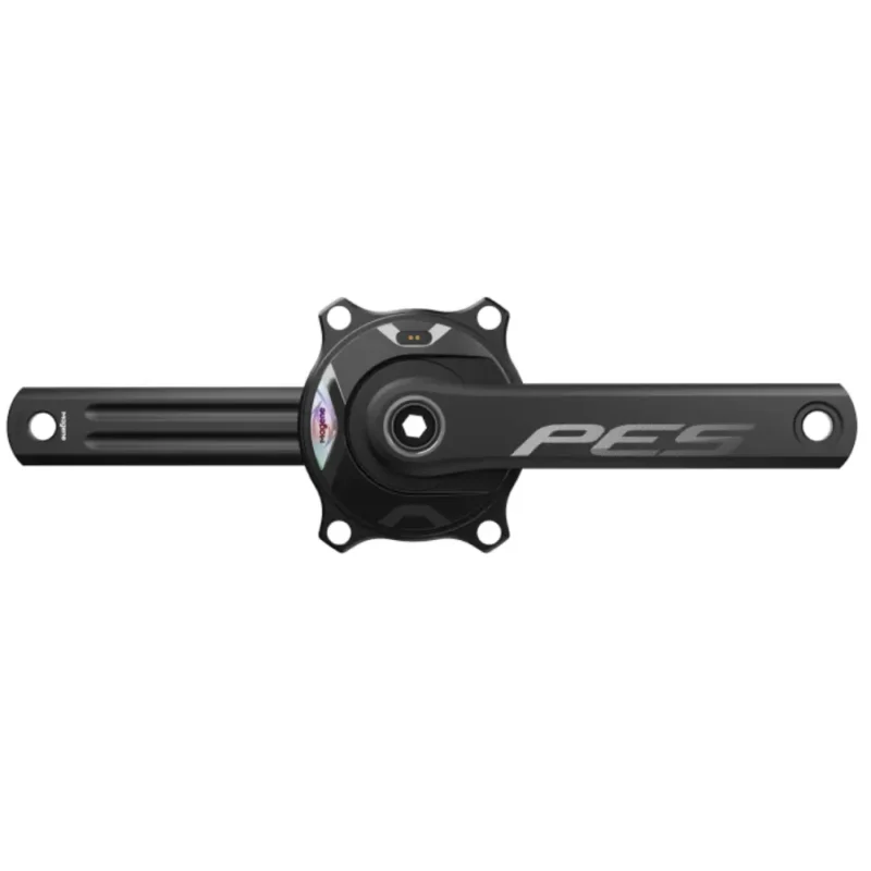 A black Magene PES P515 Road Power Meter Crankset.
