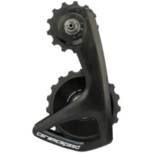 A black CeramicSpeed Alpha RS OSPW for Shimano 9250/8150 Rear Derailleurs.