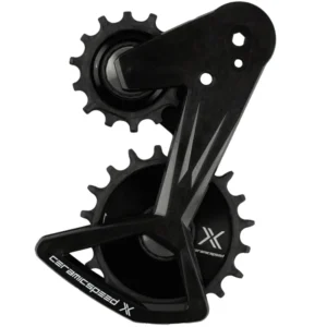 A black CeramicSpeed OSPW X Alpha for SRAM RED E1 XPLR rear derailleurs.