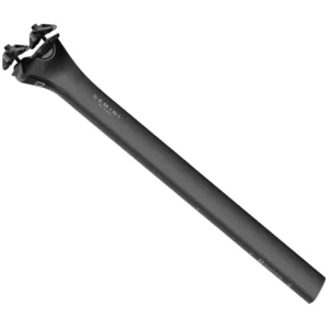 A Matte black Gemini Alsak Factor OSTRO VAM Seatpost.