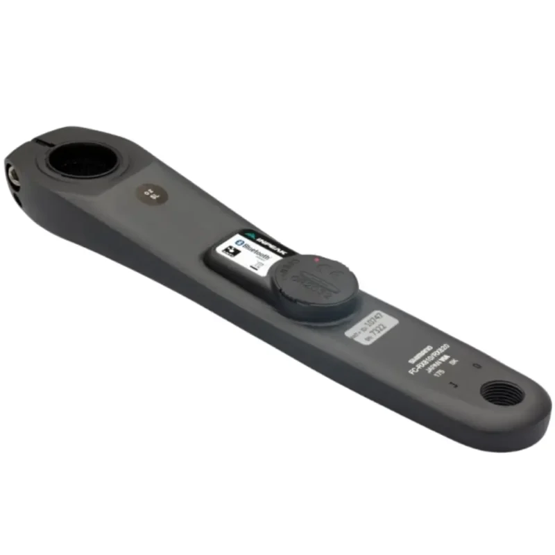 The inside of a black INPEAK POWERCRANK Shimano GRX RX820 Power Meter.