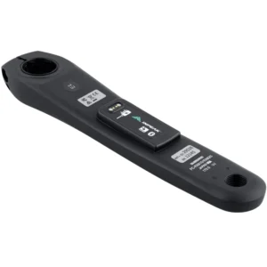 The inside of a black INPEAK POWERCRANK Shimano GRX RX820 Power Meter