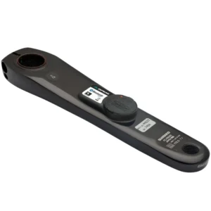 The inside of a black INPEAK POWERCRANK Shimano R9200 Power Meter
