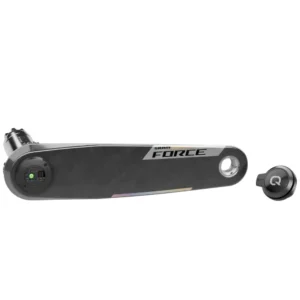 A carbon SRAM Force E1 AXS Power Meter Crank Arm