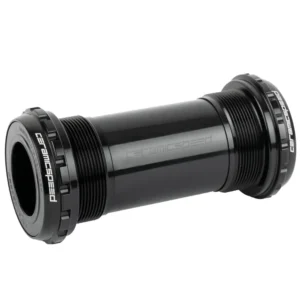 A black CeramicSpeed BB ALPHA BSA Bottom Bracket for Shimano Road