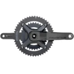 A black Praxis Works Zayante Carbon-S Road Crankset.
