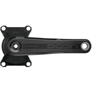 A black Sigeyi AXO SL Praxis DOON Carbon Power Meter Crankset