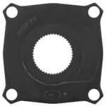 A black, 4-bolt 104 BCD Sigeyi AXO SL ROTOR MTB Power Meter Spider Spider