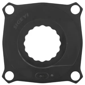 A black, 4-bolt 104 BCD Sigeyi AXO SL Race Face MTB Power Meter Spider