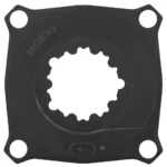 A black, 4-bolt 104 BCD Sigeyi AXO SL SRAM MTB Power Meter spider