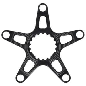 A black Garbaruk 110x5 Road/Gravel Spider