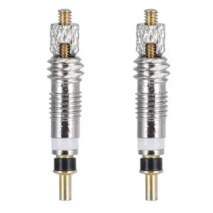 A set of two silver Replacement Valve Cores