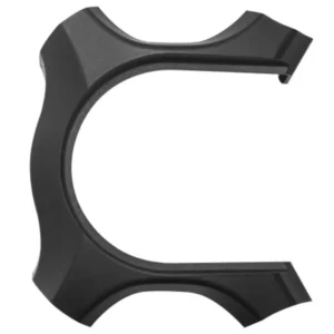 A black Sigeyi AXO SL Cover for Shimano R8100 Chainring