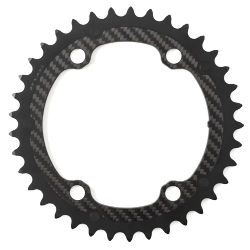A 37T Carbon-Ti X-CarboRing X-AXS 2x 110x4 Chainring