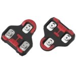 A set of red and black Favero Assioma PRO RL Road Cleats.
