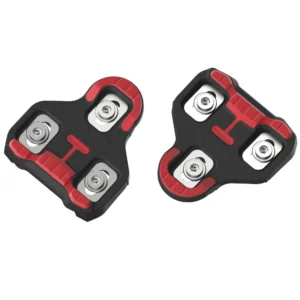 A set of red and black Favero Assioma PRO RL Road Cleats.