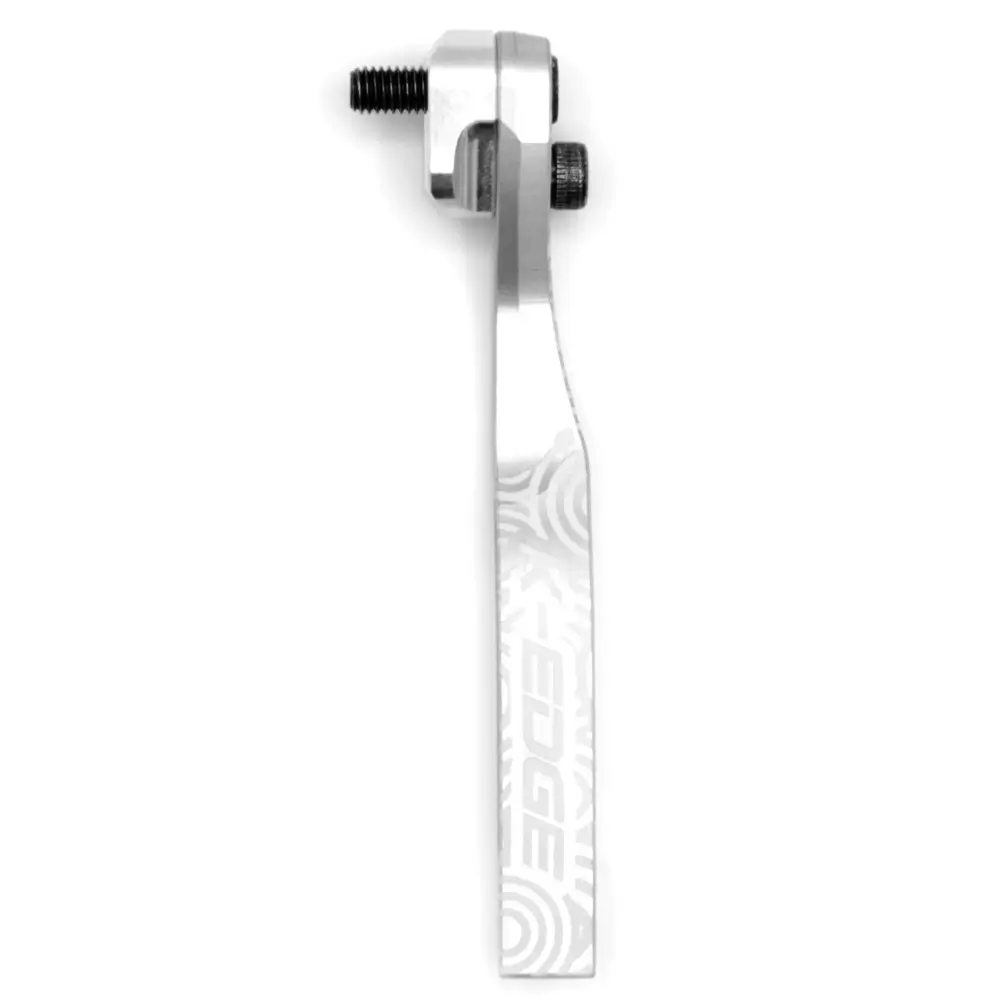 A silver K-EDGE Pro Road Braze-On Chain Catcher