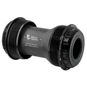 A black Wolf Tooth T47 External 24MM Bottom Bracket