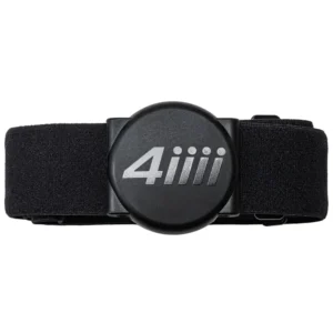 A black 4iiii Viiiiva Heart Rate Monitor and strap