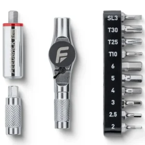 A silver Feedback Sports Reflex Fixed Torque Ratchet Kit