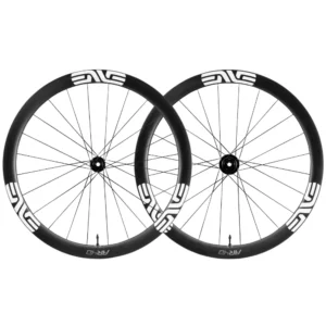 An ENVE AR40 Disc Brake Wheelset with both front and rear wheels pictured