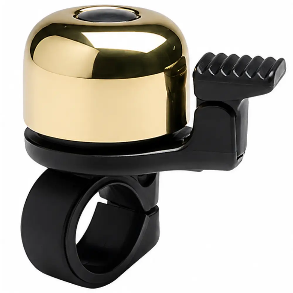 A brass Incredibell Original Bike Bell