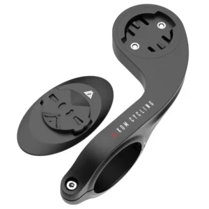 A black KOM Cycling Phone Mount Bundle