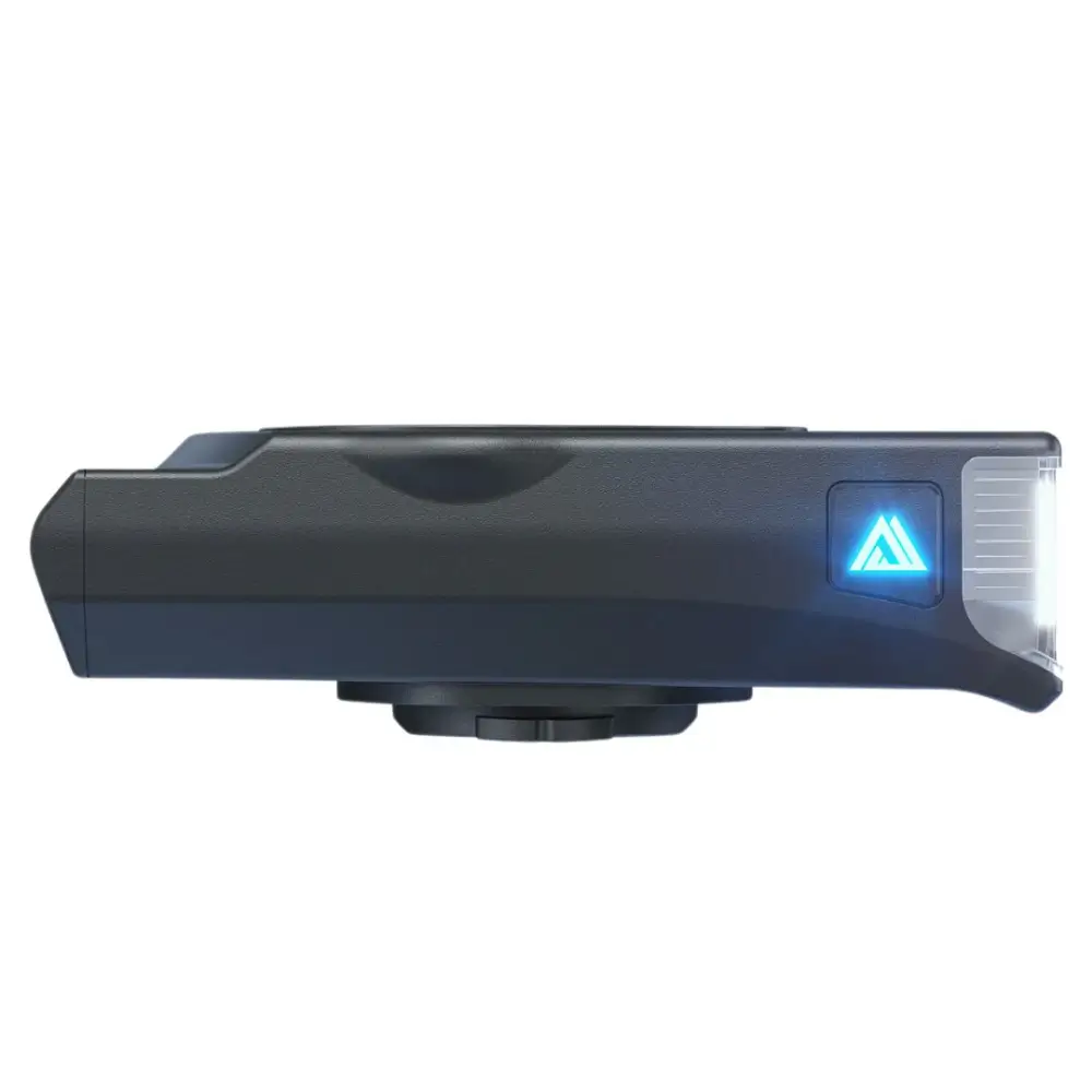 The side of a KOM Cycling Quick Release Light 350