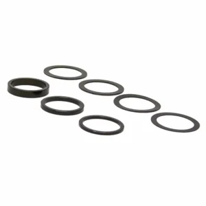 A black Wolf Tooth 24mm Spacer Kit