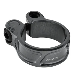A grey 29.8 mm diameter Wolf Tooth MK0 Seatpost Clamp