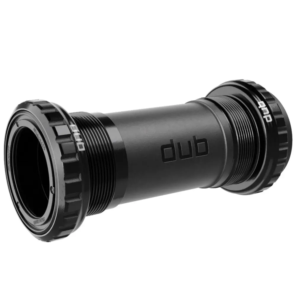 A black SRAM DUB Wide BSA Road 68 MM Bottom Bracket